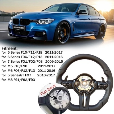 Volante BMW f30 f10 f31 f20 f25 f22 f36 f33 f32 f80 f82 f11 f18 f01 f90 e90   🔥 Transforma o interior do teu BMW!   Sente o verdadeiro ADN M Performance com este volante desportivo