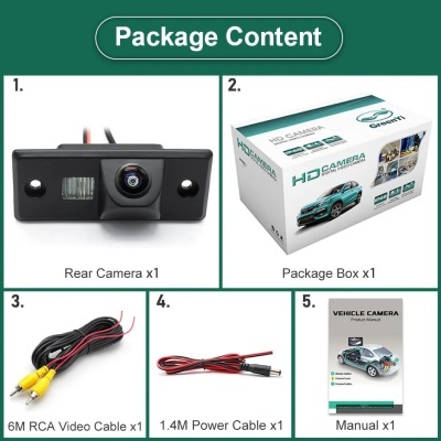 Camera SKODA Fabia de visão traseira HD