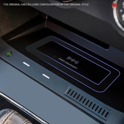 Carregador Telemovel Para Consola Central Sem Fio para VW, Tiguan MK2, 2017-2022