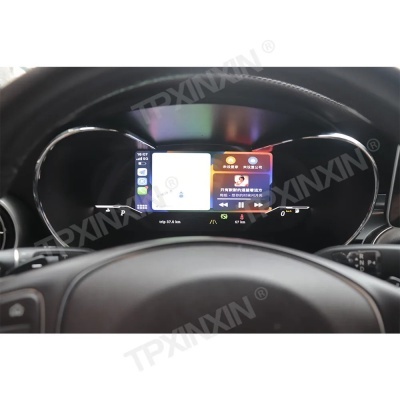 Quadrante Mercedes Benz Classe C, W205, GLC, X205, 2015-2018 Painel  Display Head Unit, Cluster Digital, Cockpit Virtual