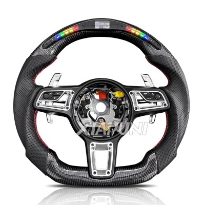 Volante Carbono Porsche Macan 2014-2020 Panamera 2017-2020 Cayenne 2015-2020 Cayman 2016-2019