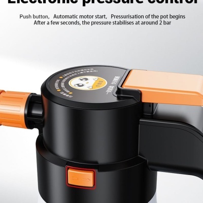 Pulverizador de Espuma Elétrico Profissional  2l Canhão de Espuma de Neve Motorizado pulverizador de Lavagem