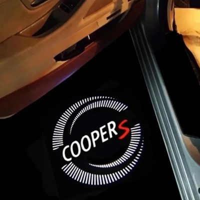 Iluminação Porta Boas Vindas Portas MINI Cooper One, R50, R52, R53, R56, R57, R58, Countryman, R60, F55, F56, R5, R53, JCW