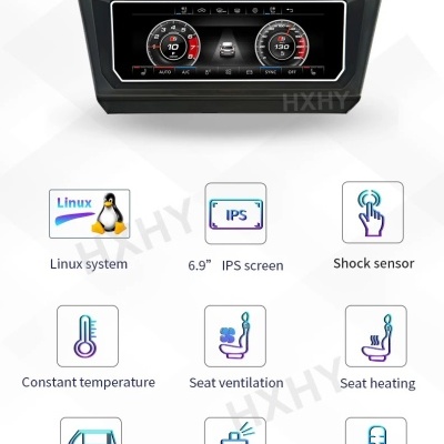 Painel A.C Digital VW Golf 6, Passat, CC, B6, B7, AC NOVIDADE!!