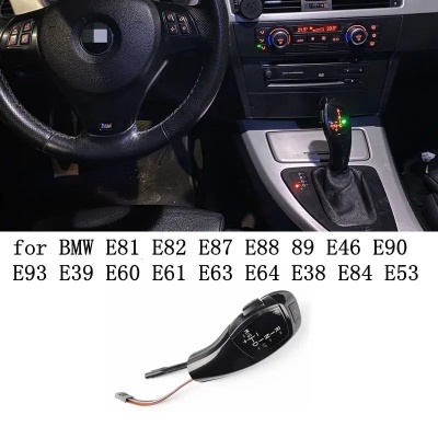 Manípulo Manete Shifter Manete Alavanca Para BMW 1 3 5 6 Série E90 E91 E60 E61 E46 2D 4D E39 E53 E92 E87 E93 E83 X3 E89