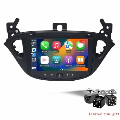 Radio Opel Adam 2013-2016, 2014-2019 Multimídia Navegação GPS Sem Fio Carplay RDS WIFI 4G QLED