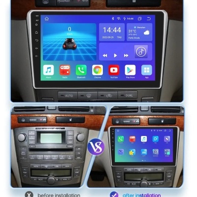 Radio Toyota Avensis T25  2002-2008 Android 13  8g 128G QLED Android auto Erafull Radio Toyota Avensis T25  2002-2008 Android 13  8g 128G QLED Android auto Erafull
