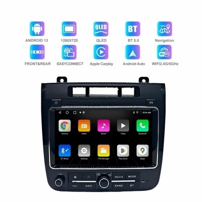 Radio VW Touareg 2011-2018  Multimídia Navegação GPS Sem Fio Carplay RDS WIFI 4G QLED