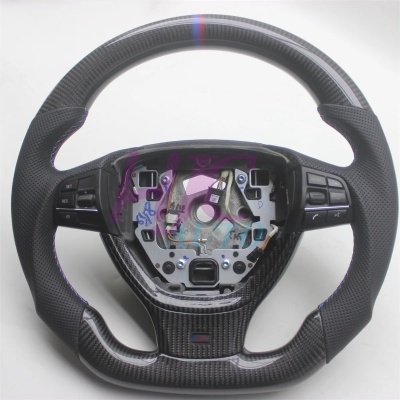 Volante BMW F10 F11 F07 F18 F06 F12 F13 F01 F02 F03 F04, 5 6 7 séries Fibra de Carbono