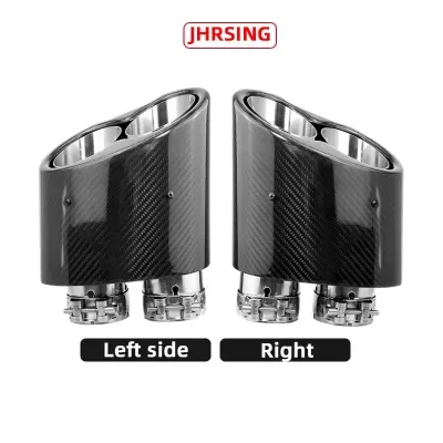 Tubos de Escape Audi  rs6 rs5 rs4 Fibra de Carbono, estilo ak, com dois tubos QUALIDADE!!