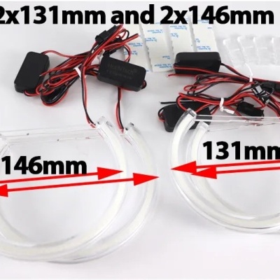 Angel Eyes LED lhos do anjo, luz do dia, BMW 3, 5, 7 séries, E36, E46, E39, E38, 525i, 316i, 318i, 528i, 750i, 325i Qualidade!