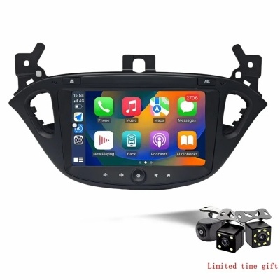 Radio Opel Adam 2013-2016, 2014-2019  Multimídia Navegação GPS Sem Fio Carplay RDS WIFI 4G QLED