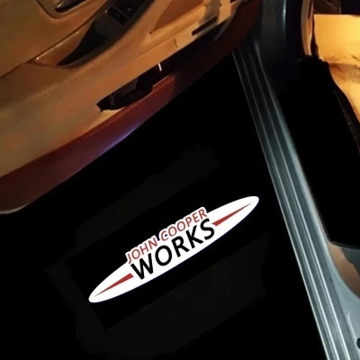 Iluminação Porta Boas Vindas Portas MINI Cooper One, R50, R52, R53, R56, R57, R58, Countryman, R60, F55, F56, R5, R53, JCW