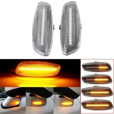 LED  Pisca Dinâmico intermitente sequencial Citroen C3 C4 C5 DS3 DS4 2011-2018 Peugeot 207 308 RCZ 2010-2015