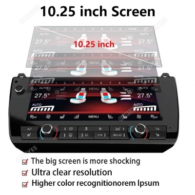 Controlo A.C BMW X5 F15 X6 F16 2014 2015 2016-2019 AC Panel Air Touch LCD