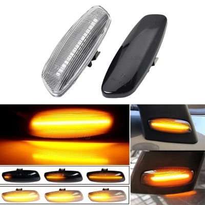 LED  Pisca Dinâmico intermitente sequencial Citroen C3 C4 C5 DS3 DS4 2011-2018 Peugeot 207 308 RCZ 2010-2015