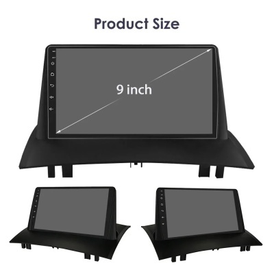 Radio  Renault Megane 2 2002-2009 Multimedia Video Player Navegação GPS 2 Din Carplay DSP Unidade Principal