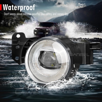 Farois Nevoeiro  BMW E46 E60 E63 E90 525i 530i 545i 550i 323i 325i 2 X Angel Eye Fog Light DRL Canbus