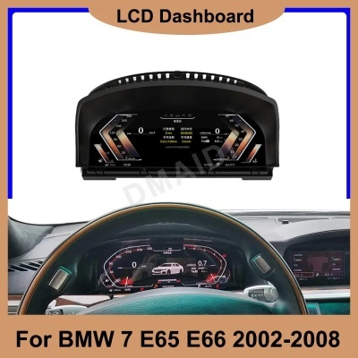 Quadrante BMW  E65 E66 2002-2008 Carro Painel Digital Painel LCD Instrumento Cluster  Velocímetro CCC CIC