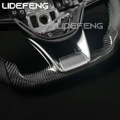 Volante CLA 180 GLC GLA GLE W211 W212 W213 W203 W204 W205 2013 2014 2015 2016 2017 2018 Fibra de Carbono  Mercedes Benz