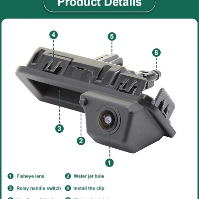 Camera Audi Q2 Q2L Q3 A5 A5L A6 A6L VW Polo Passat EOS Porsche Cayenne Skoda Kodiak, AHD1080P