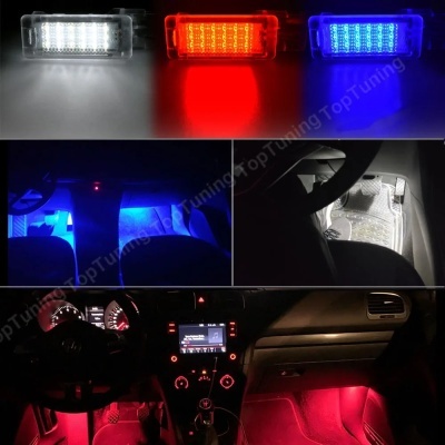 Iluminação Porta  Boas Vindas Portas Audi A3, 8P, A4, B6, B7, B8, B9, A6, S6, C6, A7, S7, A8, s8, Q5, Q7, A1