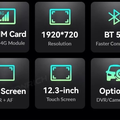 Radio BMW  x5 e70 x6 e71   1920*720p 12.3 Polegada 6gb 128gb QUALIDADE!!  android 12 ccc cic sistema ips navegação 4g lte gps