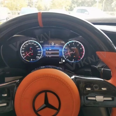 Painel do painel digital, calibre Cluster, velocímetro para Mercedes Benz C W205 GLC X205 2015-2019, 12,3"