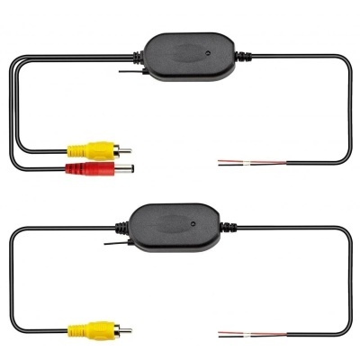 Transmissor 2.4ghz sem fio da câmera de vídeo transmissor e receptor para câmera de visão traseira do carro e dvd player do carro monitor estacionamento
