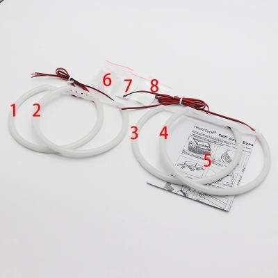 Angel Bmw  série 3 e46 316i 318i 320d 323i 328i 330i 325xi 330d 1998-2005 anjo olhos anéis de auréola luz do dia