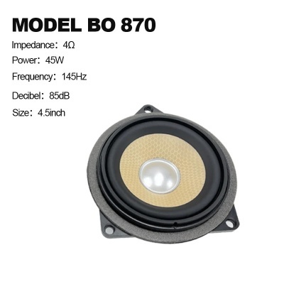 Alto-falante médio do painel da porta, alto-falantes de áudio para BMW E81, E82, E87, E88, E90, E91, E92, E93, F10, E60,F11, M5, F90, X1, E84, 3, 5, série X1, 4,5"