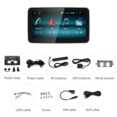 Radio Mercedes Benz M Class W166 ML250 ML350 GL, 2022 Multimídia Navegação GPS Sem Fio Carplay RDS WIFI 4G QLED 9.33in, 8.4in