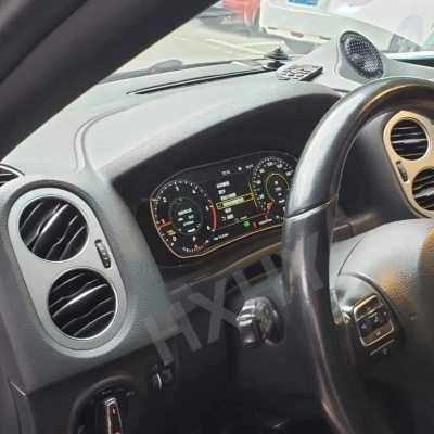 Quadrante VW Tiguan 2010-2016 Painel de Painel de Display Digital LCD para Volkswagen , Instrumento Cluster Cock, Velocímetro