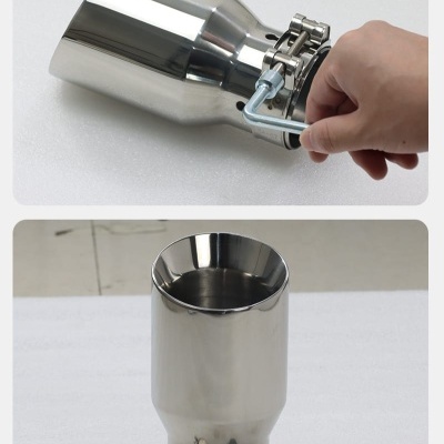 Ponteira Universal Inox Polido Saida 89mm 101mm ou 114mm! Qualidade! Ponteira Universal Inox Polido Saida 89mm 101mm ou 114mm! Qualidade!