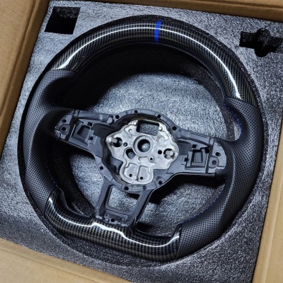 Volante vw golf 7 gti golf r mk7 vw polo gti scirocco 2015 2016 de Fibra Carbono para Volkswagen