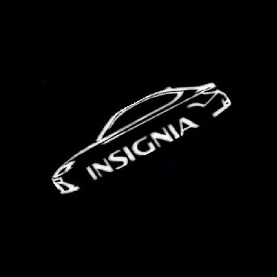 Iluminação Porta  Boas Vindas Portas Opel Insignia, 2009-2018, 2010, 2011, 2013, 2pcs