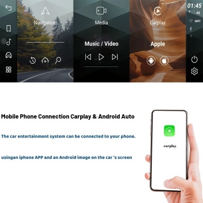 Radio  Range Rover Evoque  5inch  L538 2012-2018, 10.25 ", Navegação,  QLED  Android 13, Carplay Auto128G Radio  Range Rover Evoque  5inch  L538 2012-2018, 10.25 ", Navegação,  QLED  Android 13, Carplay Auto128G