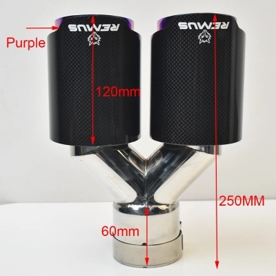 Ponteira Escape Aço Inox REMUS 2 Saida