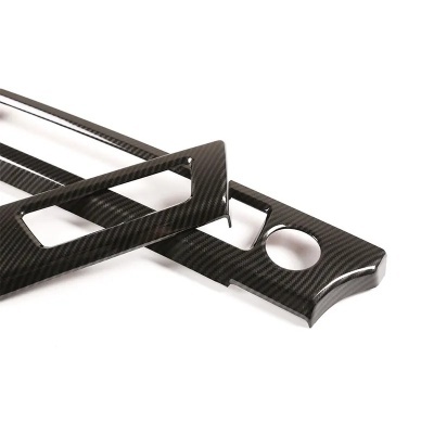 Consola Central  ,LHD-ABS Fibra de Carbono Painel de Tampa do Painel, BMW Série 3, E90, 2005-2012