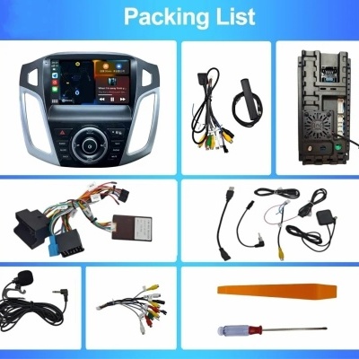 Radio Ford Focus 3 2011-2019 Multimídia Navegação GPS Sem Fio Carplay RDS WIFI 4G QLED