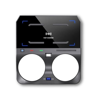 Carregador Telemovel Para Consola Central Sem Fio para BMW  X5, X5M, X6, X6M, X7, G05, G06, G07, 2019-2022, 15W