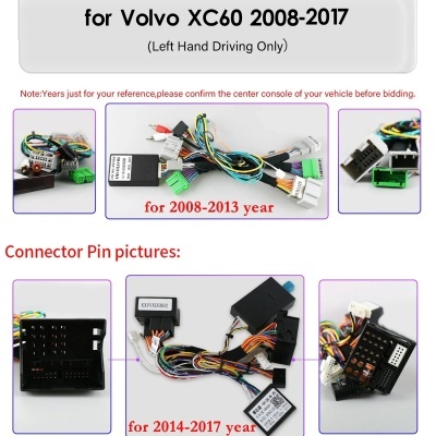 Radio Volvo XC60 2008-2017, leitor multimídia, GPS de navegação, 2 din, áudio estéreo, DSP, Carplay, 4G-LTE, 9 " Radio Volvo XC60 2008-2017, leitor multimídia, GPS de navegação, 2 din, áudio estéreo, DSP, Carplay, 4G-LTE, 9 "