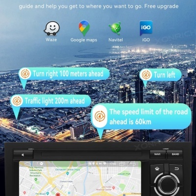 Radio Audi A4 B8 B6 B7 S4 B7 B6 RS4 B7 SEAT Exeo 7   Android 12 Carplay Sem Fio 8G 128G   Ultimo Modelo.
