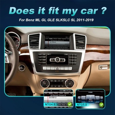 Radio Mercedes Benz GLA x156 2012-2018 Multimídia Navegação GPS Sem Fio Carplay RDS WIFI 4G QLED