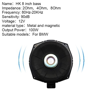Alto-falante Subwoofer para BMW, Alto-falante Baixo Woofer, Estéreo, F20 F22 F23 F25 F10 F11 F30 F11 3GT F47 F45 F46 F39 X1 X3 Series,