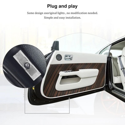 Iluminação Porta  Boas Vindas Portas Alfa Romeo Mito 2022, 2021, 2020, 2019, 2018, 2017, 2016-2009