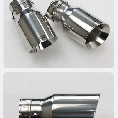 Ponteira Universal  Inox Polido  Saida 89mm 101mm ou 114mm!  Qualidade!