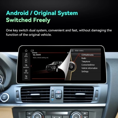 Radio BMW x3 f25 x4 f26  Sistema CIC 12.3 Polegada 1920*720p carplay 6gb 128gb  NOVIDADE 2024