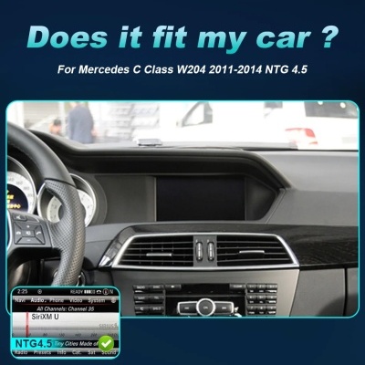 Radio Mercedes Benz Classe  classe c w204 Multimídia Navegação GPS Sem Fio Carplay RDS WIFI 4G QLED