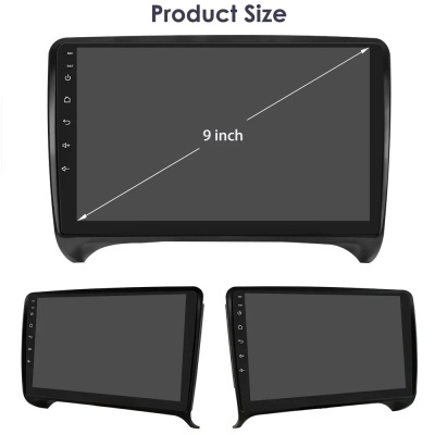 Radio Audi TT MK2 8J 2006-2014, 9 "GPS Navi, Android 12 8-Core, 8 + 128G, DSP, RDS, DAB +, OBD2, tela SWC Novidade!